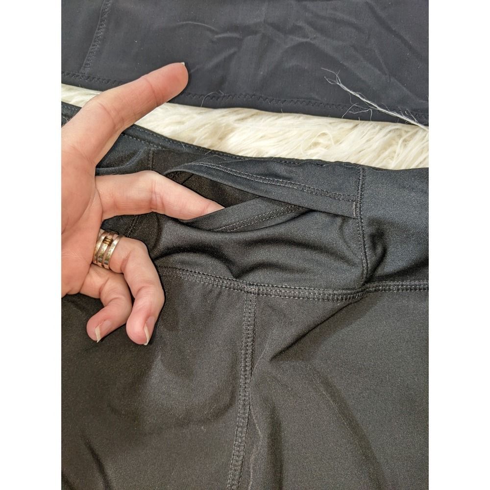 Lululemon Zip Back long sleeve Reebok lined Shorts black Set Athletic LN - Picture 5 of 14